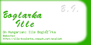 boglarka ille business card
